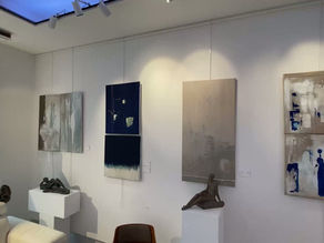 DUO PEINTURE SCULPTURE A LA GALERIE DIDARIEL