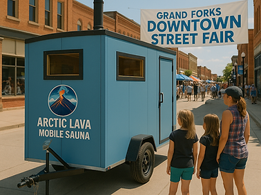 Arctic Lava Mobile Sauna Downtown Street Festival Grand Forks.png