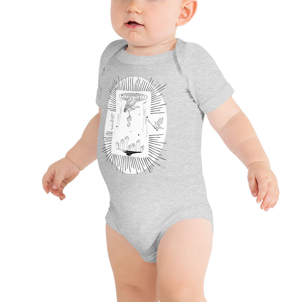 Thumbnail: Aquarius Baby short sleeve one piece