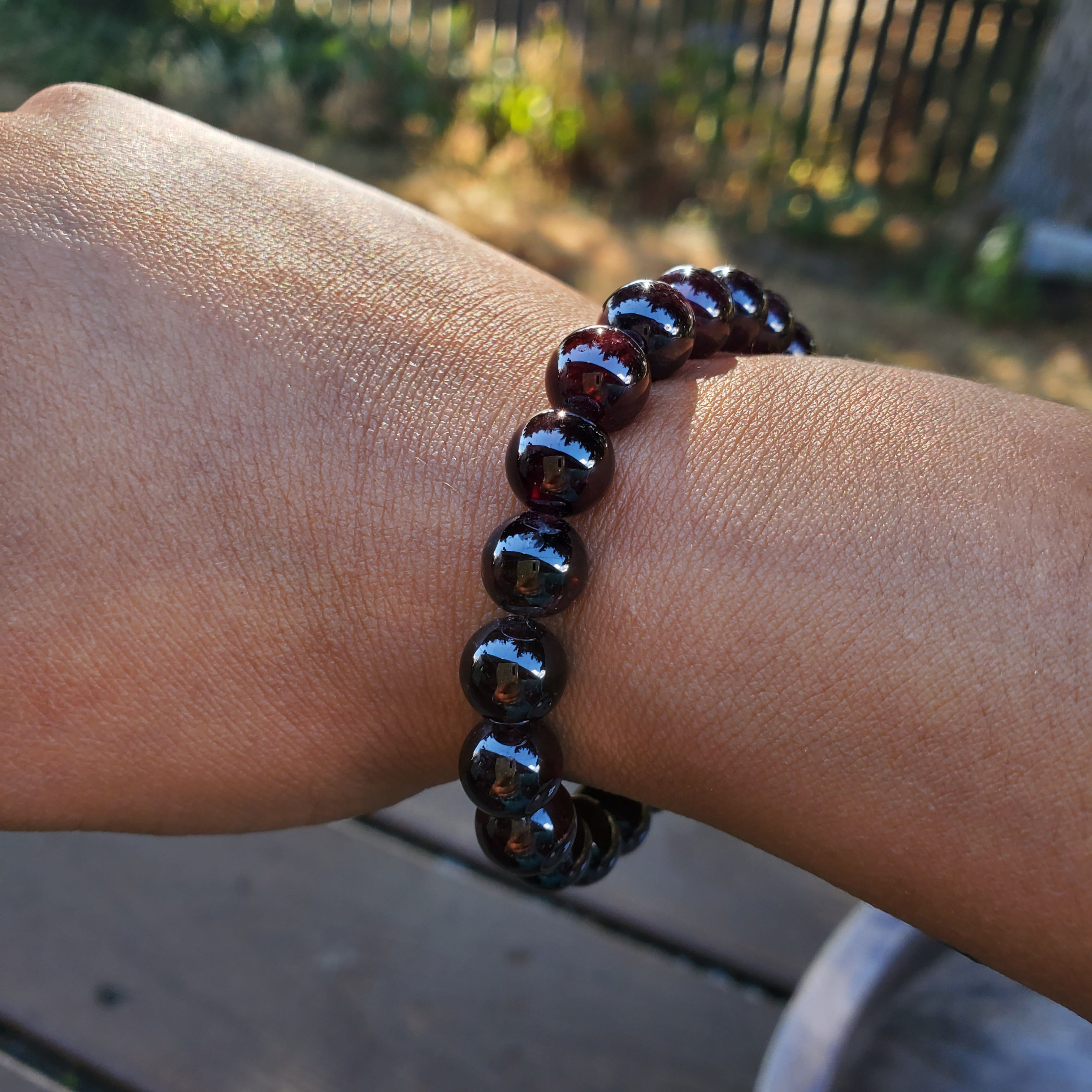 Garnet Crystal Bracelet 