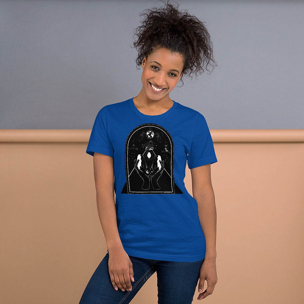 Thumbnail: Capricorn Short-Sleeve Unisex T-Shirt White Logo