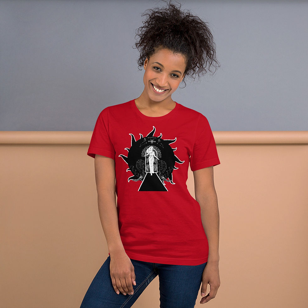 Thumbnail: Leo Short-Sleeve Unisex T-Shirt White Logo