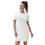 Thumbnail: White Organic cotton t-shirt dress Logo