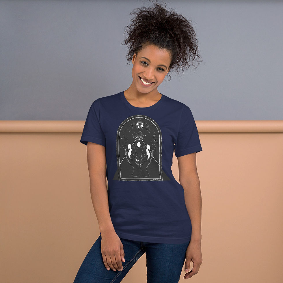 Thumbnail: Capricorn Short-Sleeve Unisex T-Shirt White Logo