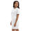 Thumbnail: White Organic cotton t-shirt dress Logo