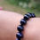 Thumbnail: Blue Goldstone Bracelet Stretchy