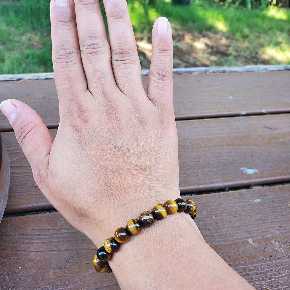 Thumbnail: Tigers Eye Crystal Bracelet Stretchy