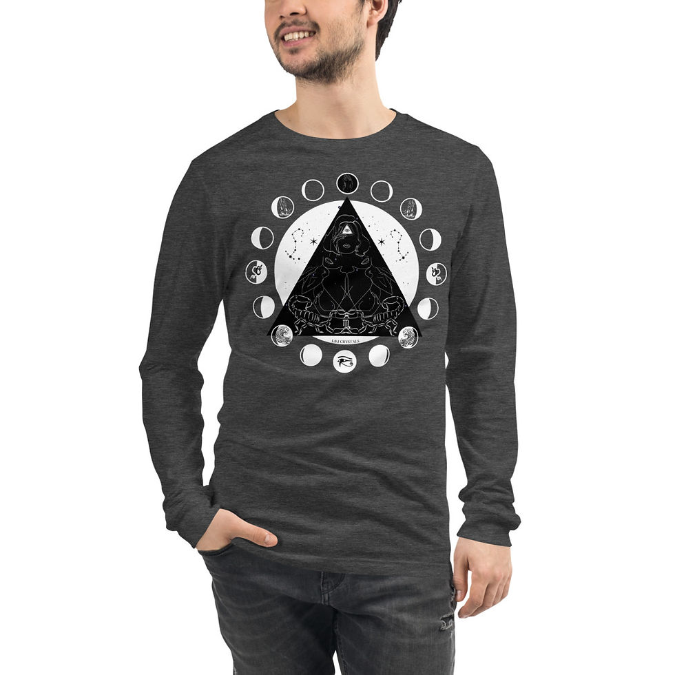 Thumbnail: Scorpio Unisex Long Sleeve Tee White Logo