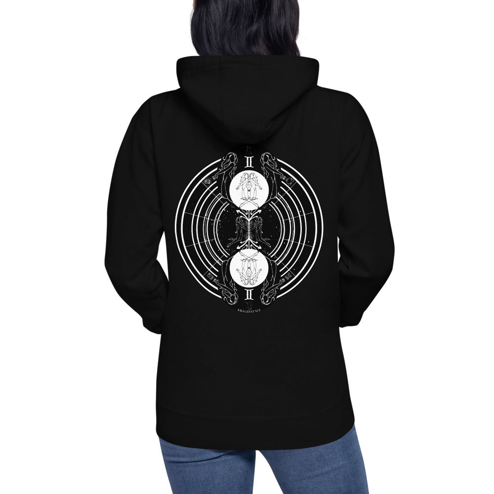Gemini Unisex Hoodie White Logo