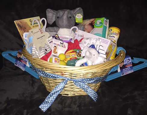 "Oh Boy" Baby Basket