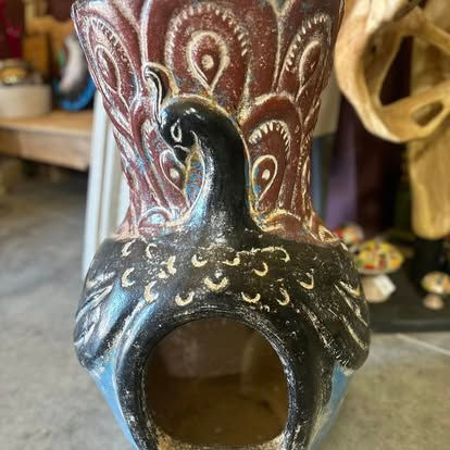 Peacock MEXICAN Chiminea
