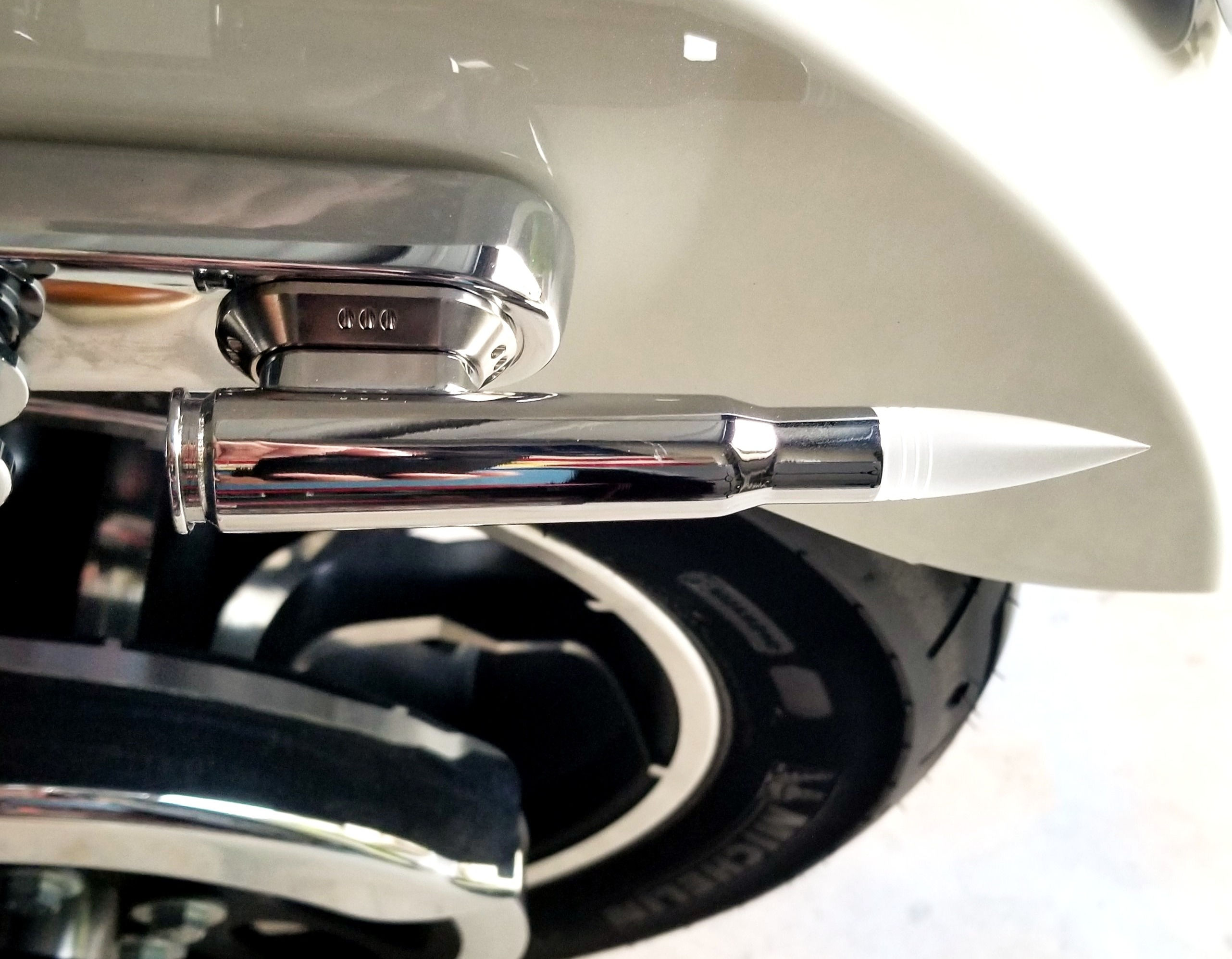 50 CALIBER BULLET MOTORCYCLE BRAKE & TAIL LIGHTS