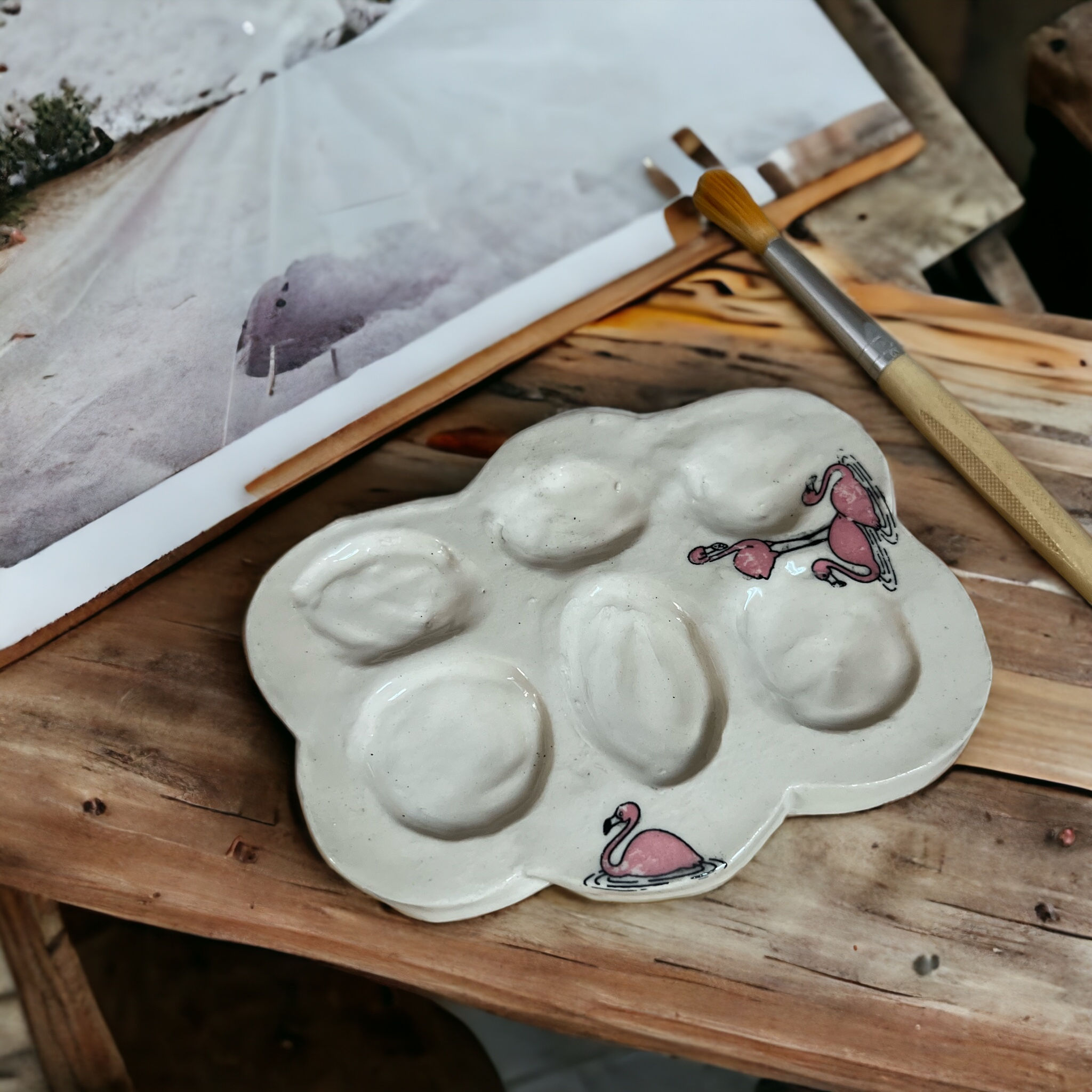 Flamingooo Painting Palette