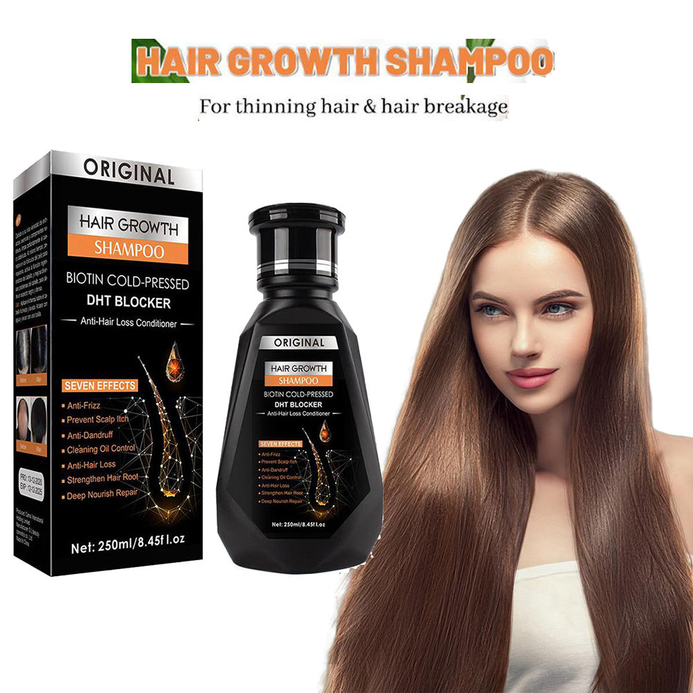 250ML Biotin Shampoo For Hair Growth And Thinning Hair – Ginger Shampoo Thicke