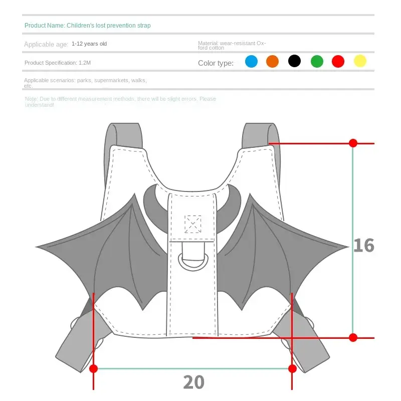 Thumbnail: Baby Safety Walking Harness Belt Child Reins Aid Toddler Kids Strap Belt Outdoor