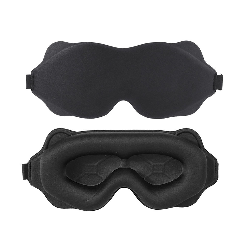 Thumbnail: 3D Sleeping Mask Block Out Light Sleep Mask For Eyes Soft Sleeping Aid Eye Mask 