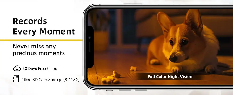 Thumbnail: BoyKeep Smart Camera 2K Security Protection Wifi Surveillance 5G/2.4GHz Indoor B