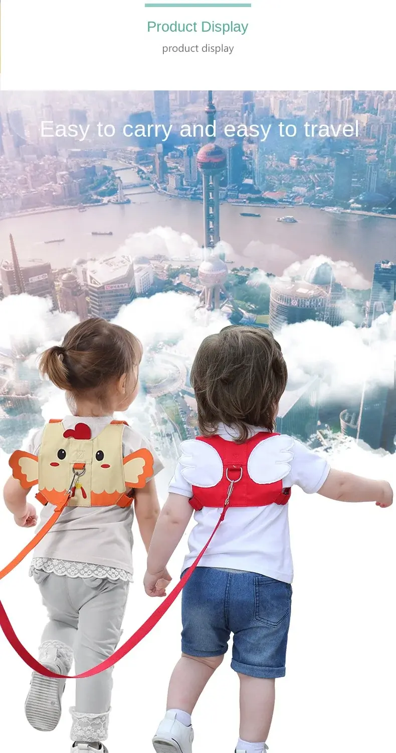 Thumbnail: Baby Safety Walking Harness Belt Child Reins Aid Toddler Kids Strap Belt Outdoor