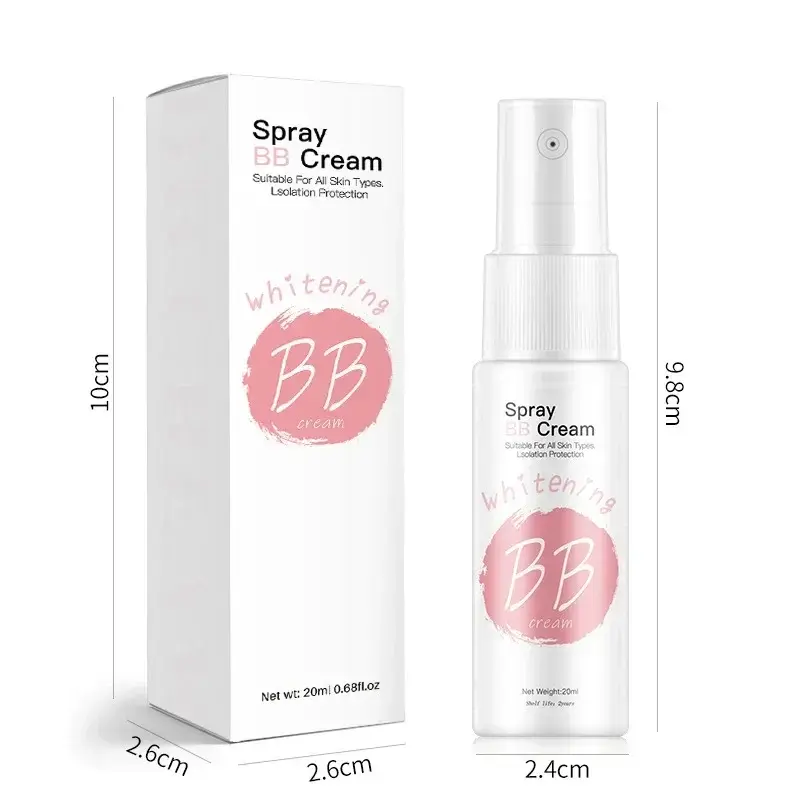 BB Cream Whitening Moisturizing Base Spray Waterproof Concealer Brighten Face