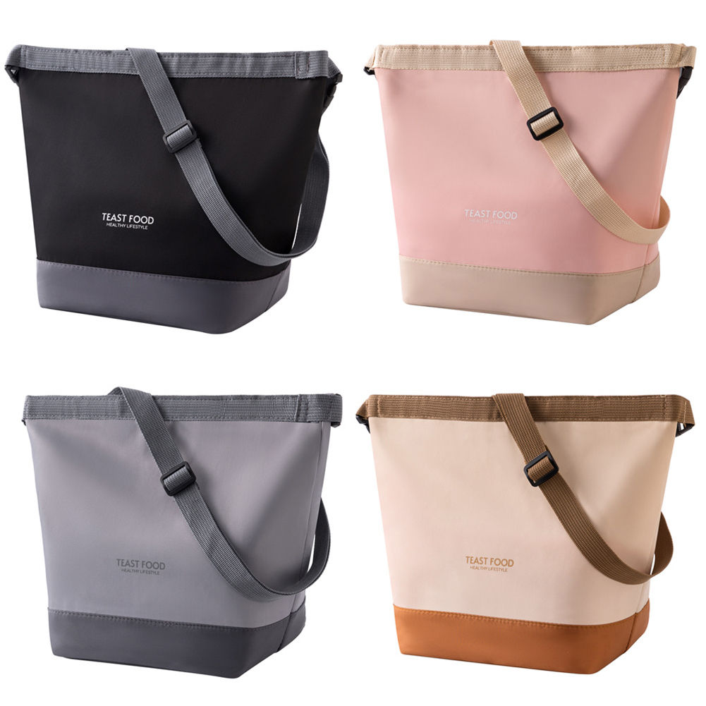Foldable Lunch Bag with Aluminum Foil Portable Bento Bag Waterproof Thermal Lunc