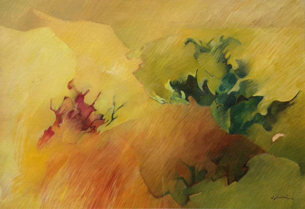 Autunno, 1976. Olio su tela 70x100