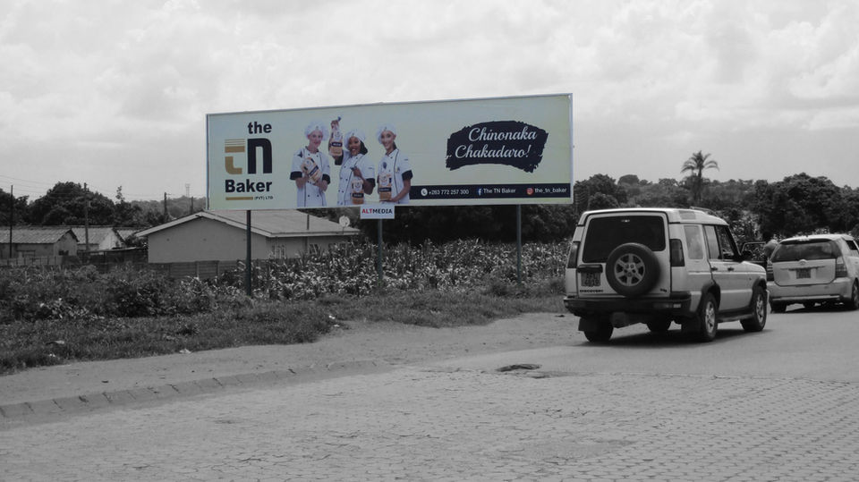 3m x 12m Billboard along Bulawayo road, Kuwadzana Round About, Harare