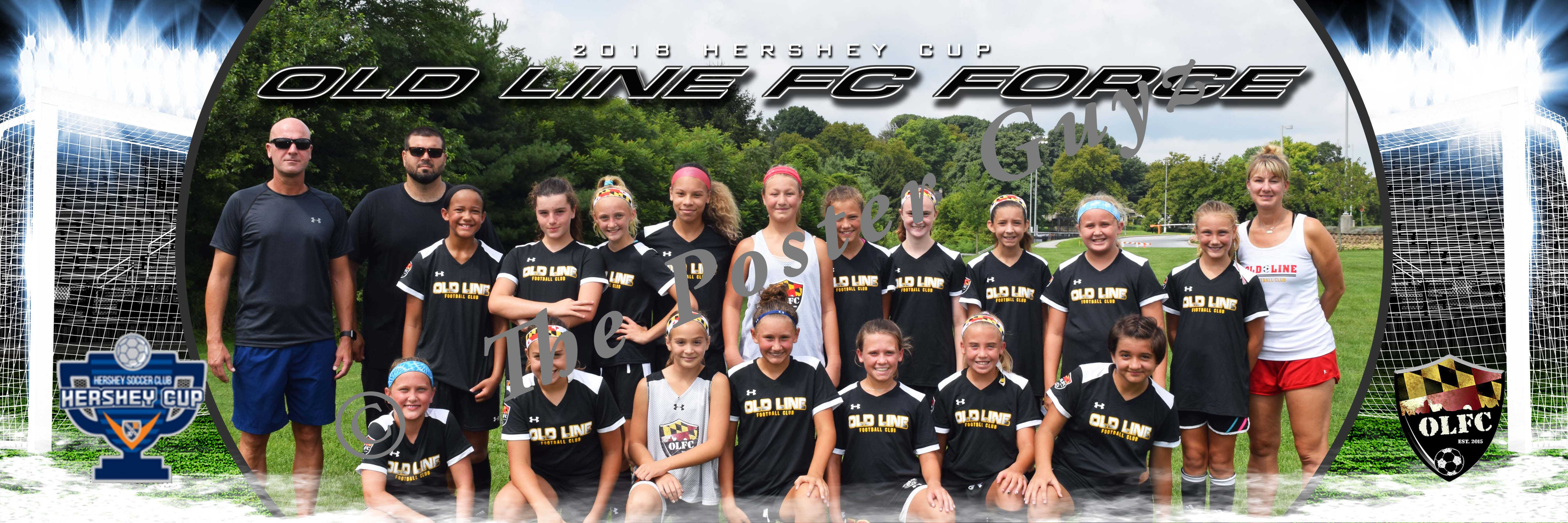 OLD LINE FC FORCE GU13 - Black jerseys