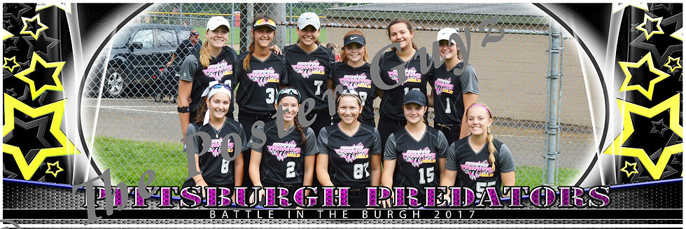 Pittsburgh Predators 16 Gold