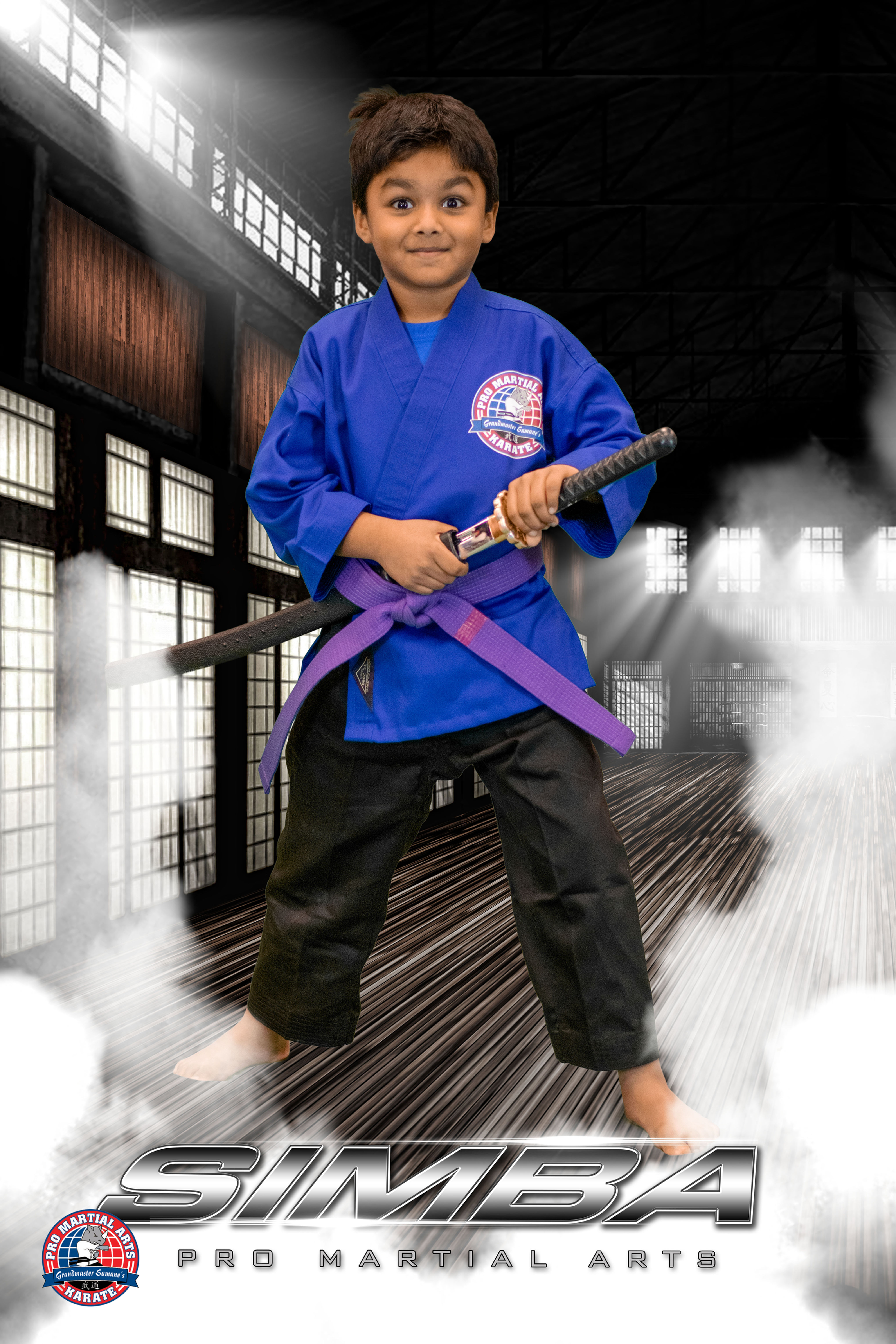 Simba - weapon picture in dojo