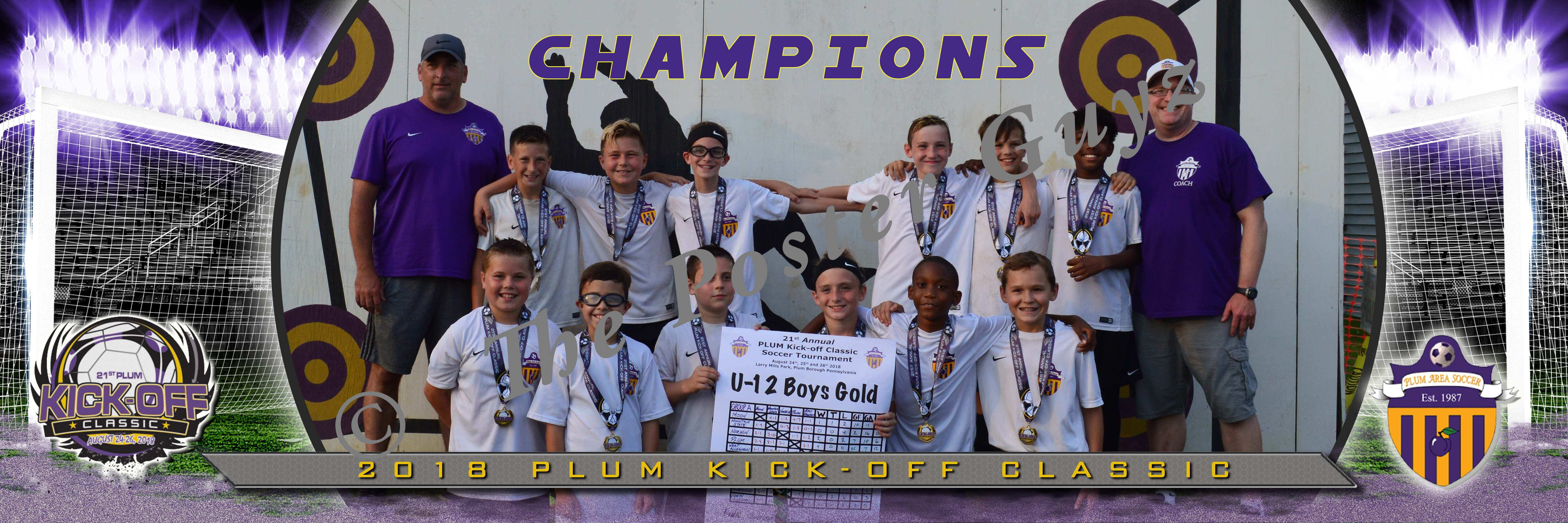Plum Nitro U12 Boys Champions