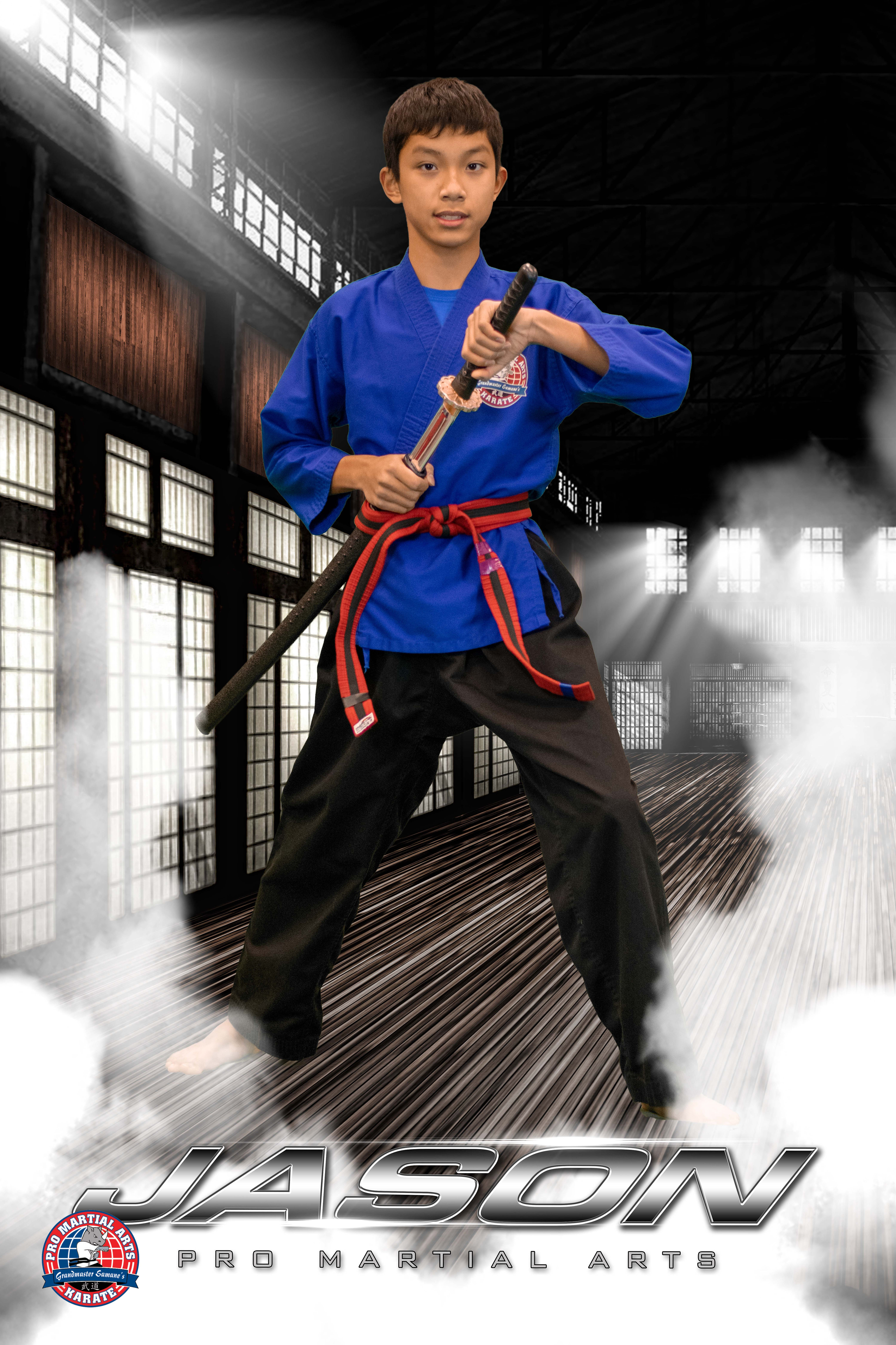 Jason - weapon picture in dojo