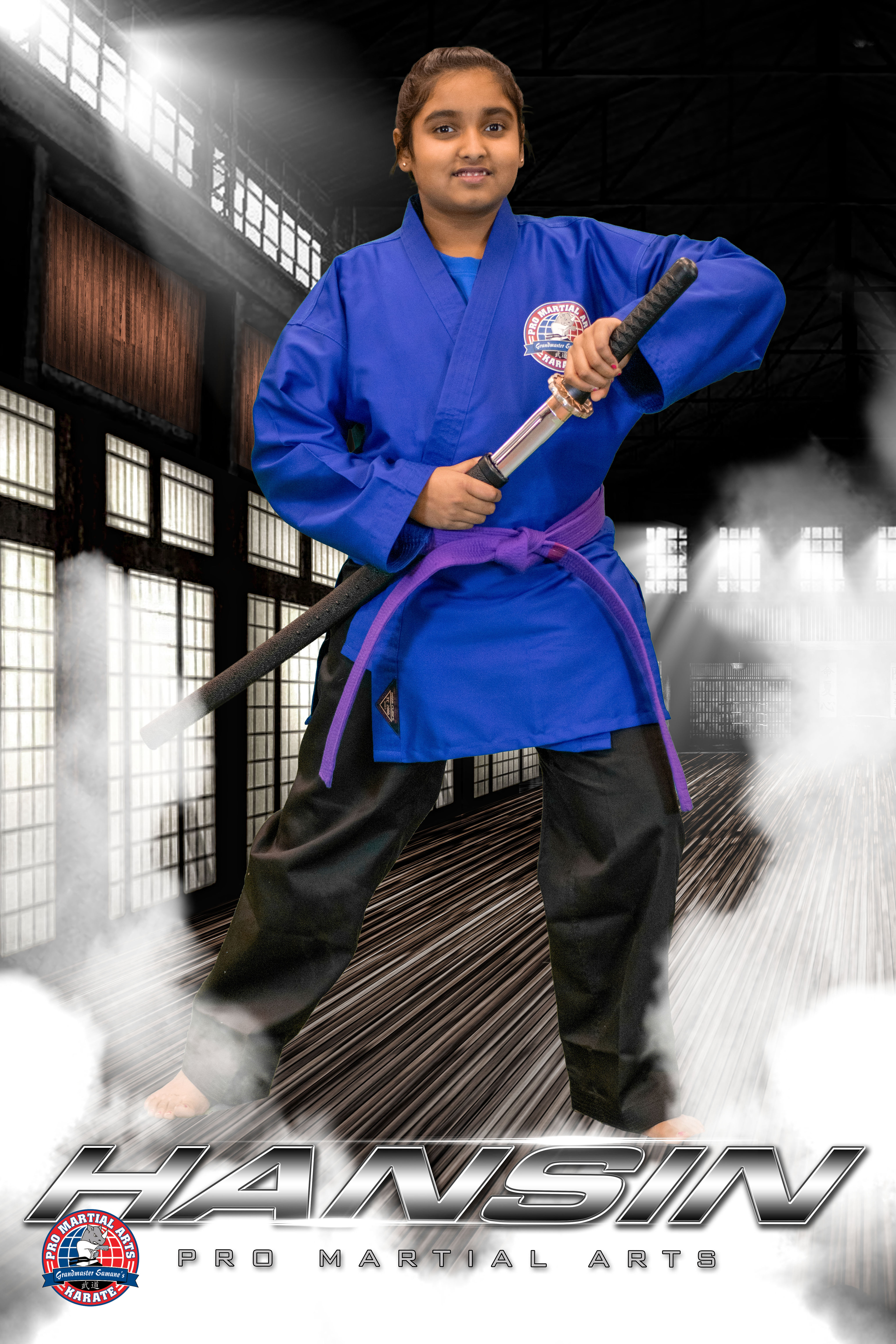 Hansin - technique picture in dojo