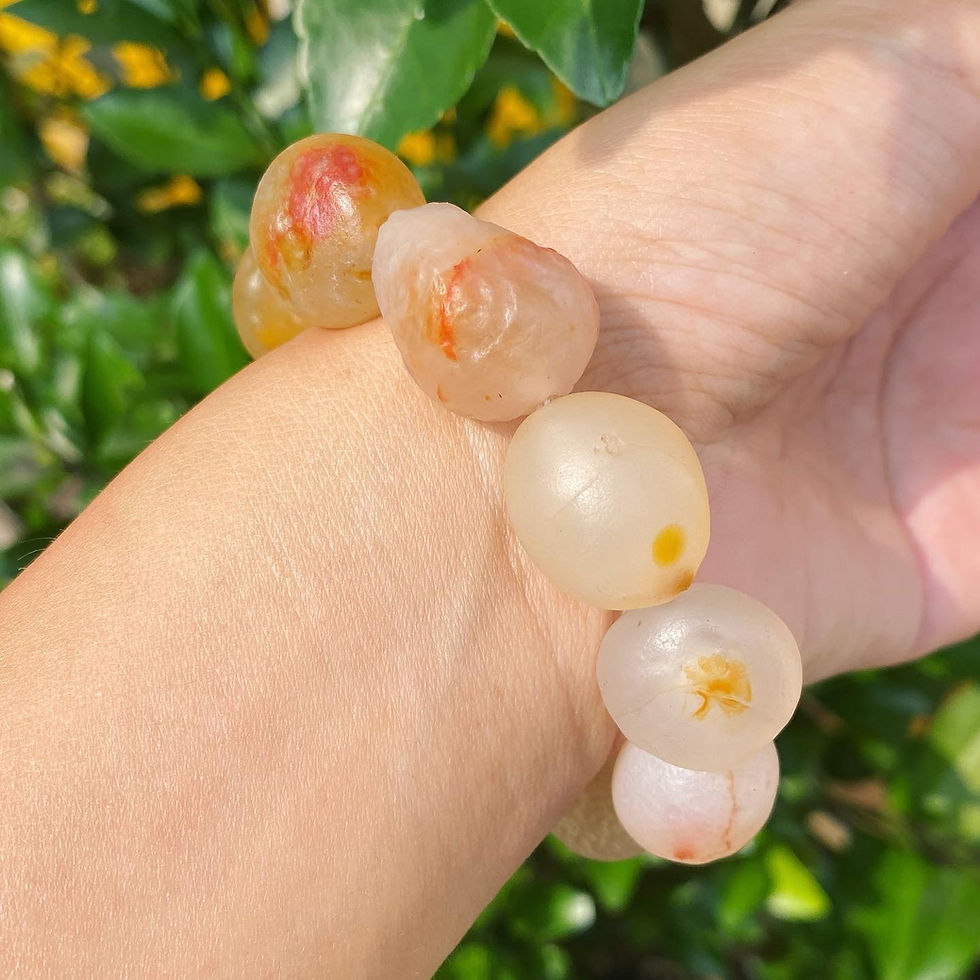 縮圖：Gobi Agate | 大尺寸 戈壁瑪瑙 金魚 手鏈