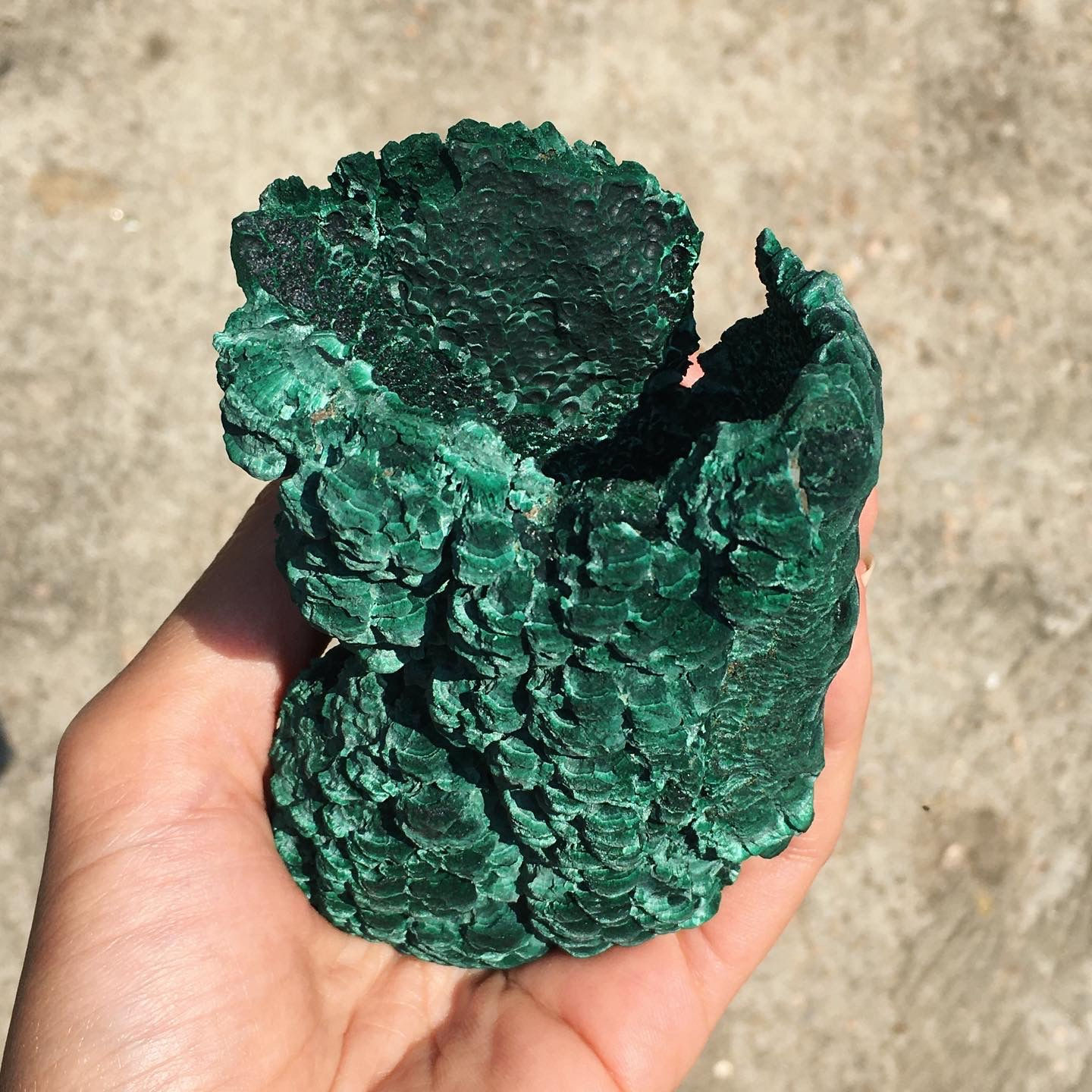 Malachite, Congo | 剛果 聖杯 孔雀石