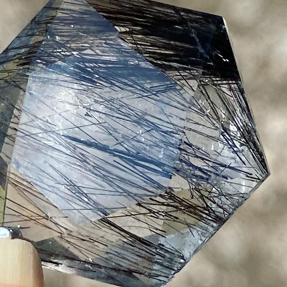縮圖：Rutiled Quartz | 彩虹 黑髮晶 頸鏈 6T42