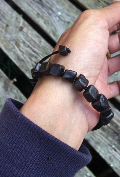 Thumbnail: Coming Soon | Gobi Agate | 天然原石 戈壁石 大尺寸 黑方塊 手鏈