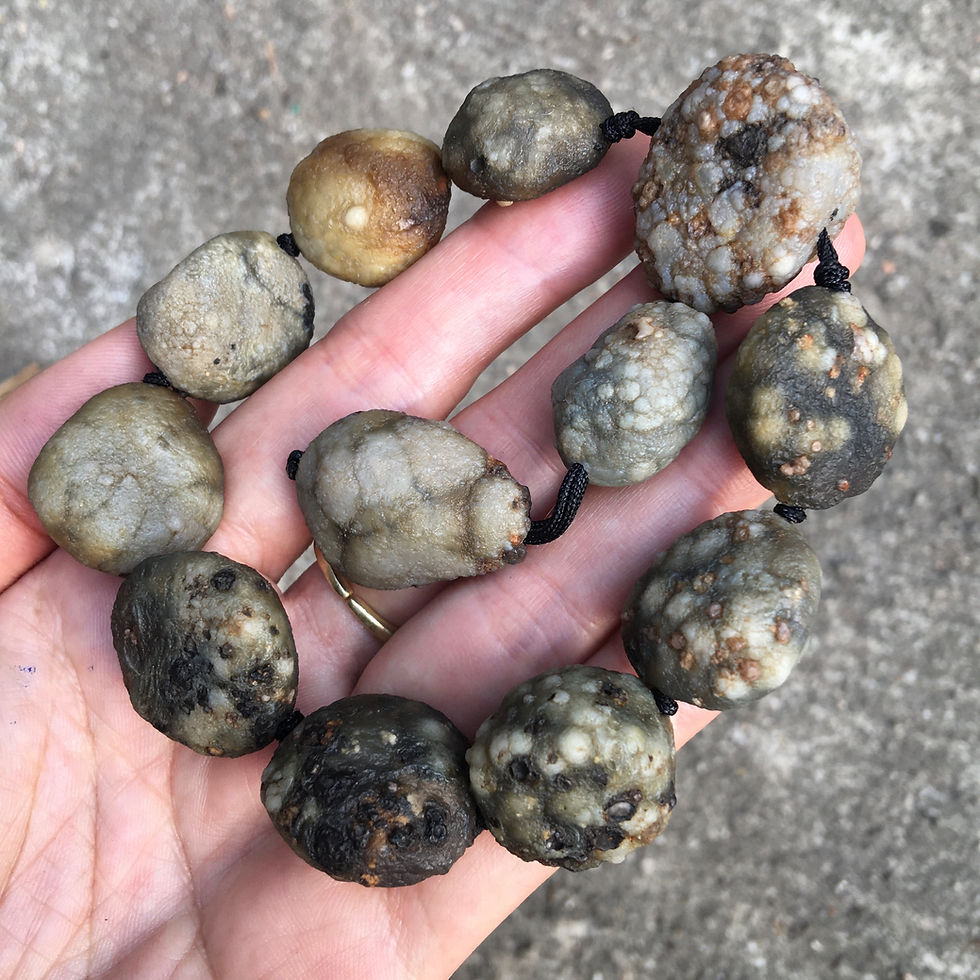 Thumbnail: Coming Soon | Gobi Agate | 天然原石 戈壁瑪瑙 蘇鴻圖 眼睛石 手鏈