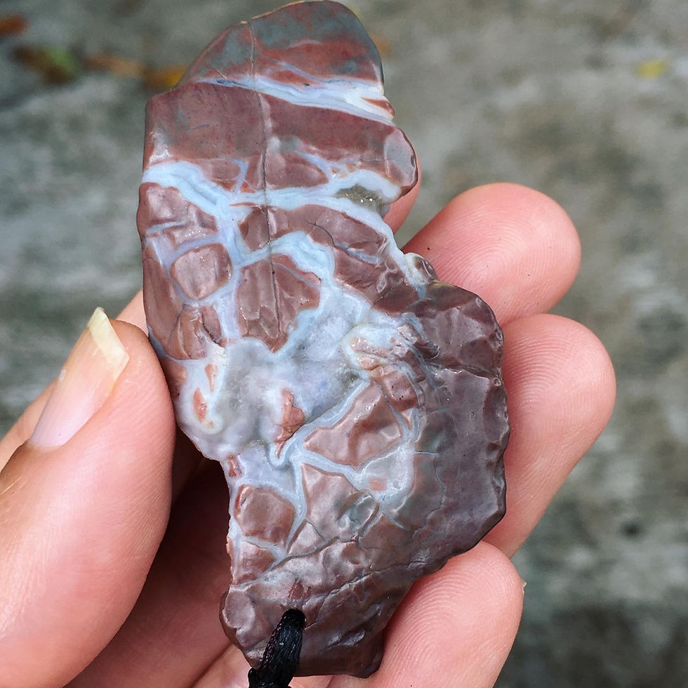 縮圖：Gobi Mudstone | 戈壁泥石 手編 頸鏈
