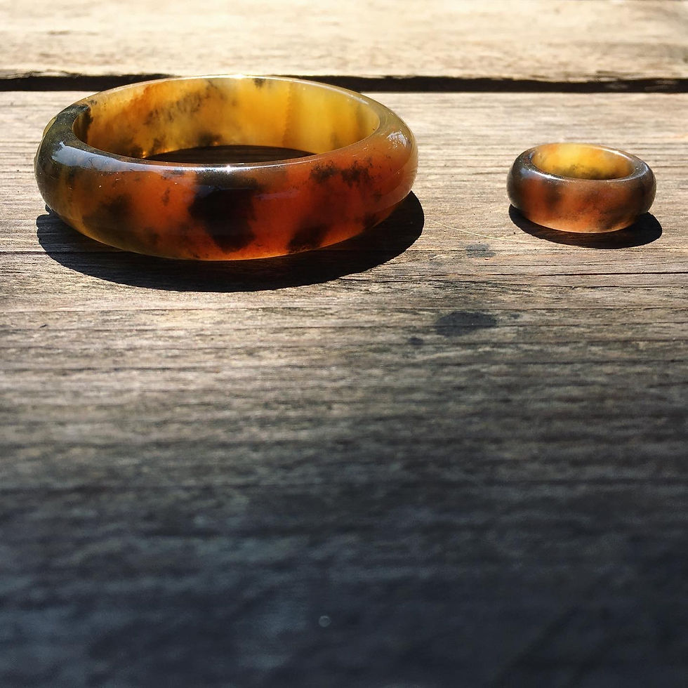 Display only | Jade | 記 到拋光的時候才拋壞的美色籽料手鐲