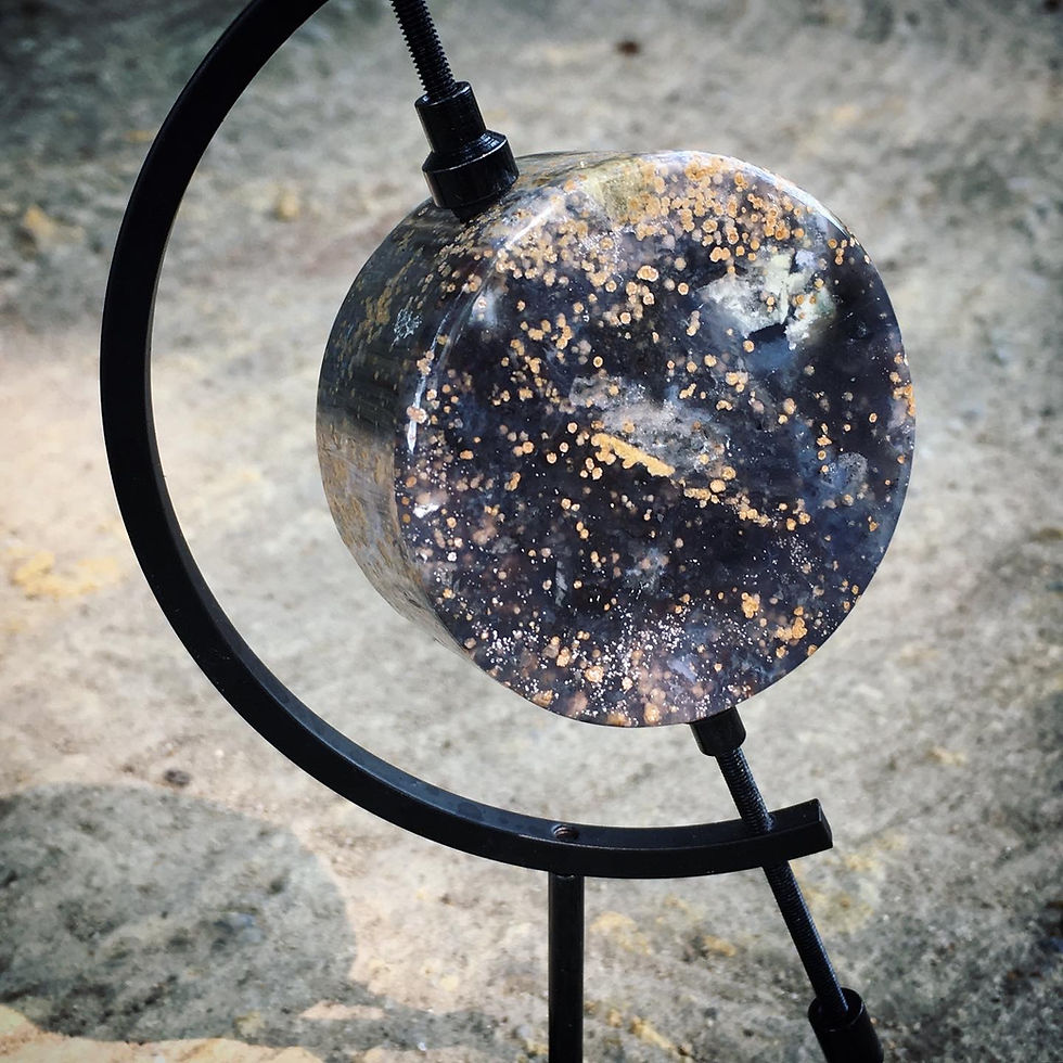 サムネイル： Agate | 星空 宇宙 星球 瑪瑙 擺件