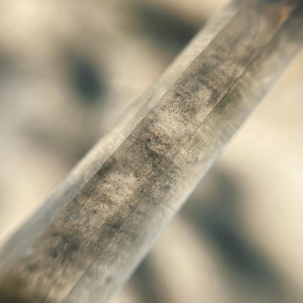 サムネイル： 紫水晶 灰銀幽靈 原石 頸鏈 MIN48