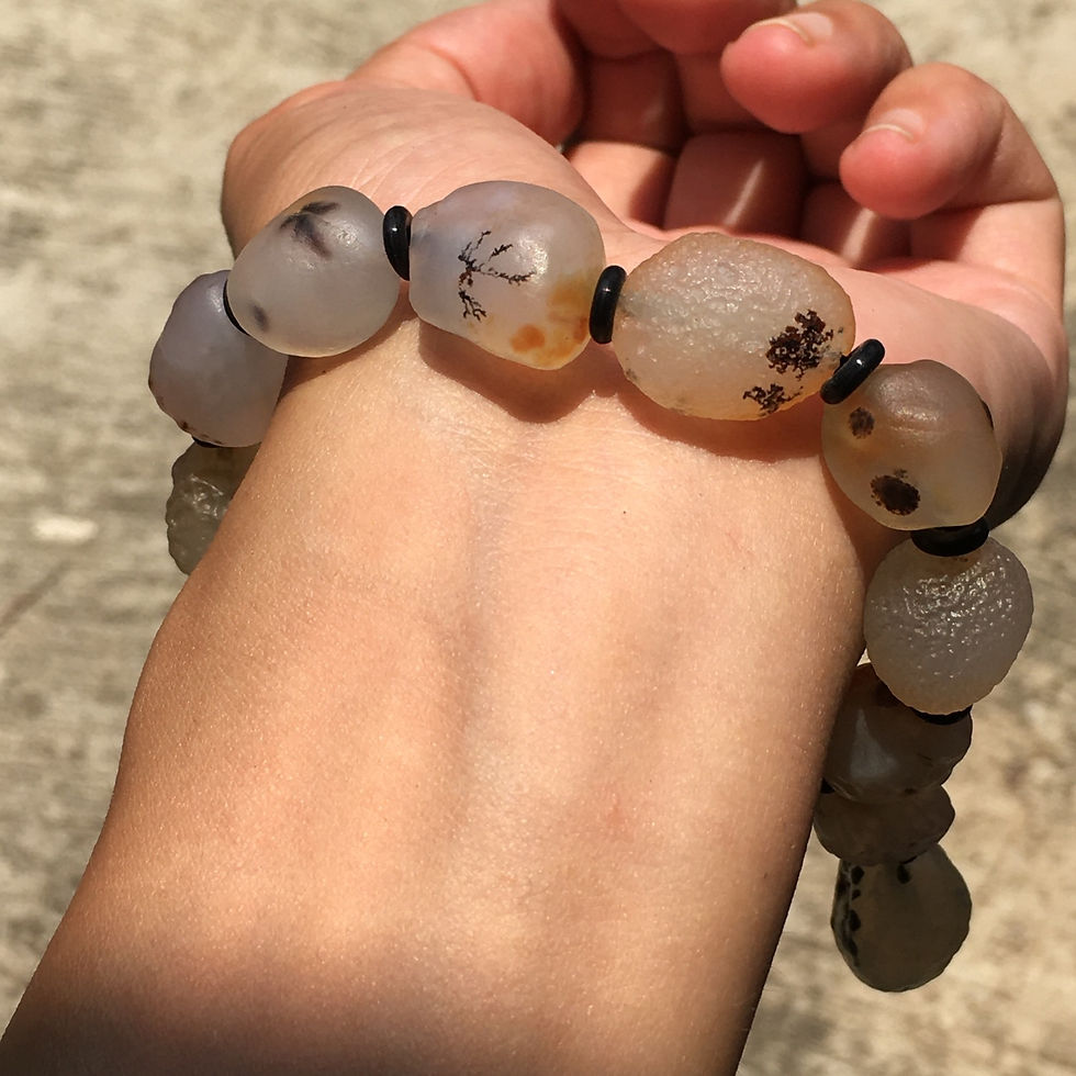 Thumbnail: Gobi Agate | 戈壁瑪瑙 草花 手鏈