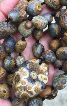 サムネイル： Gobi Agate | 天然原石 彩 草花眼石 戈壁石 頸鏈