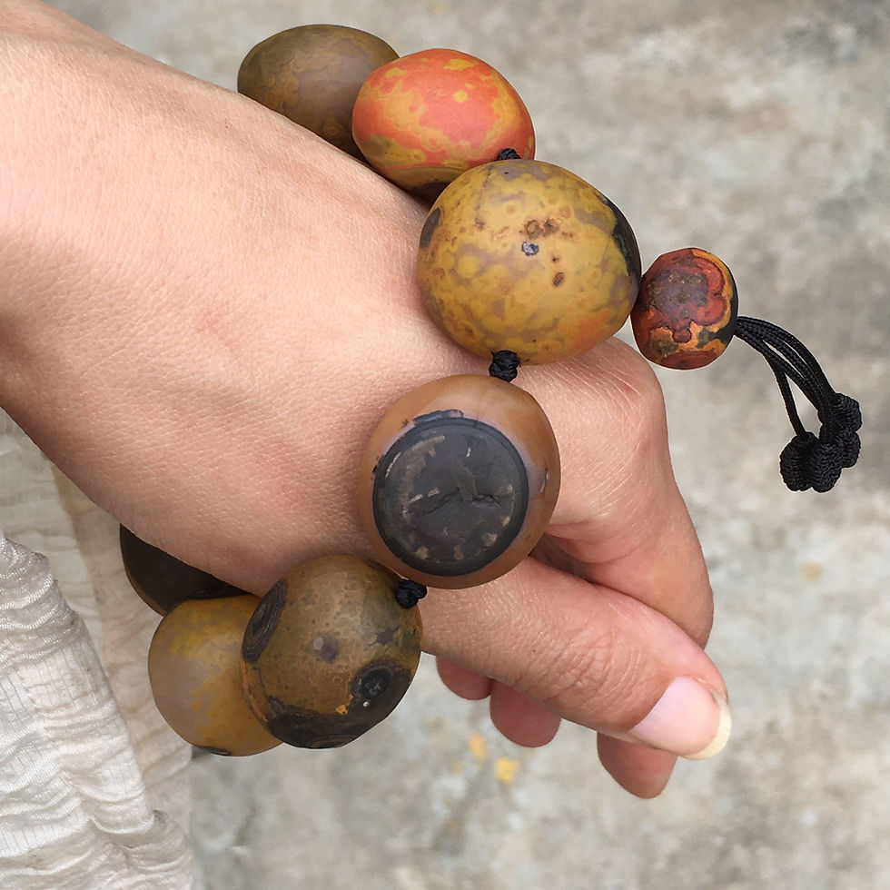 Thumbnail: Gobi Agate | 天然原石 戈壁石 戰國眼石 手鏈
