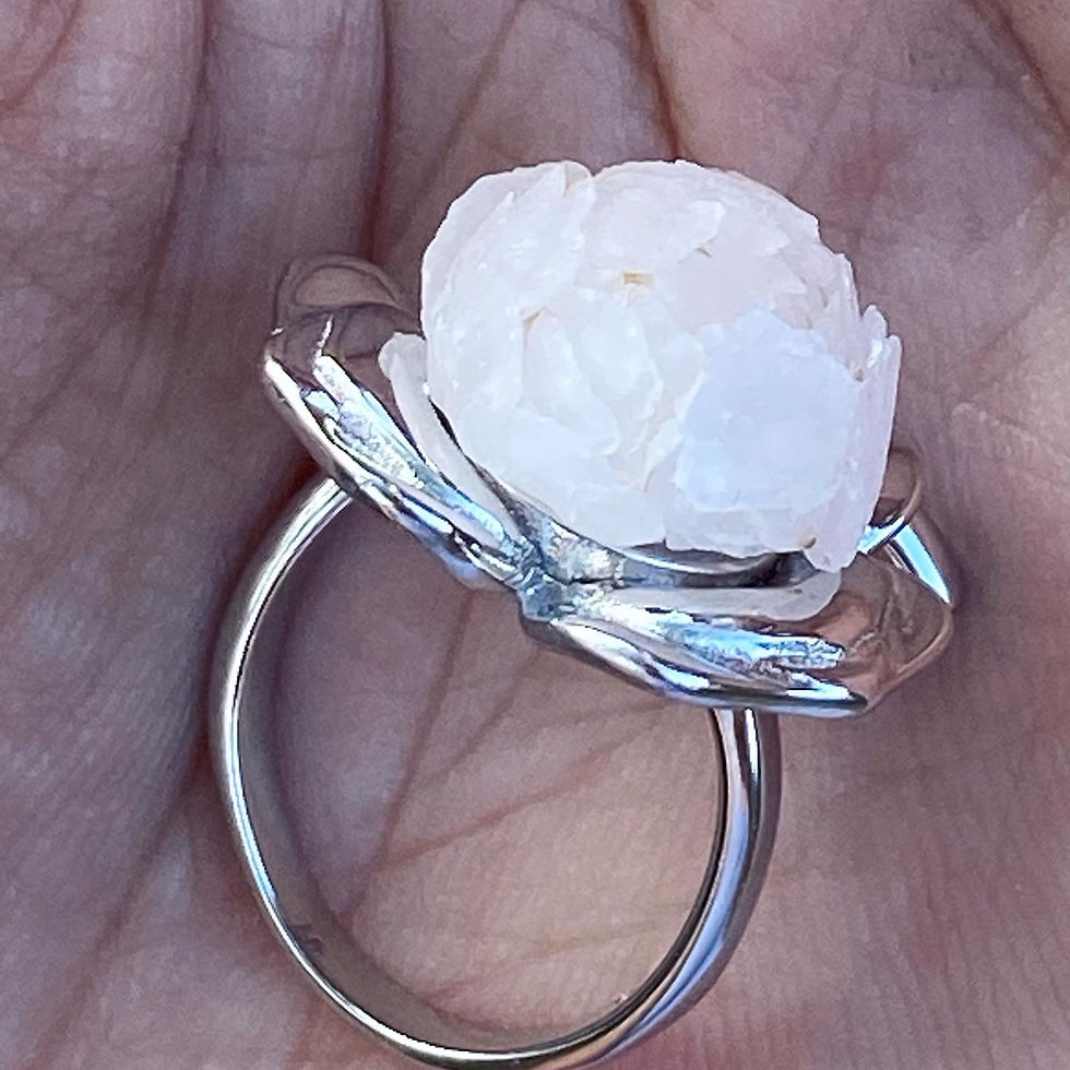サムネイル： Calcite | 內蒙 粉色 方解石 原石 花形 標本 MR03
