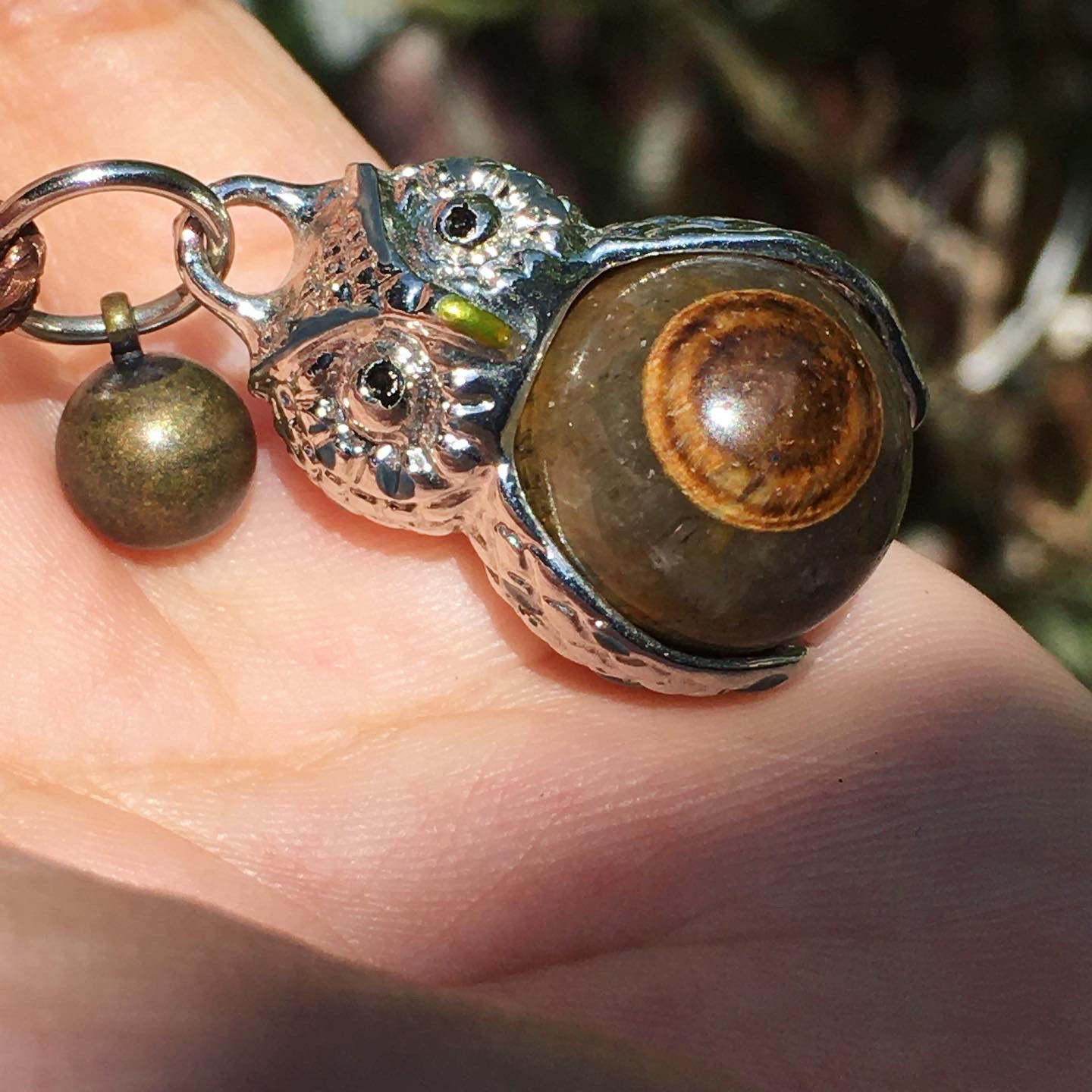 Tiger Eyes Stone | 虎眼石 單眼 貓頭鷹 頸鏈 21