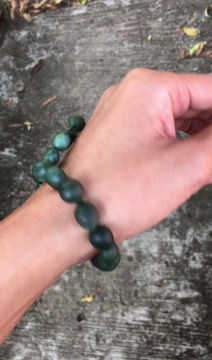縮圖：Coming Sonn | Gobi Agate | 天然原石 戈壁瑪瑙 綠豆豆 手鏈