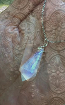 縮圖：Moonstone | 高品質 強藍光 月亮石 頸鏈 16