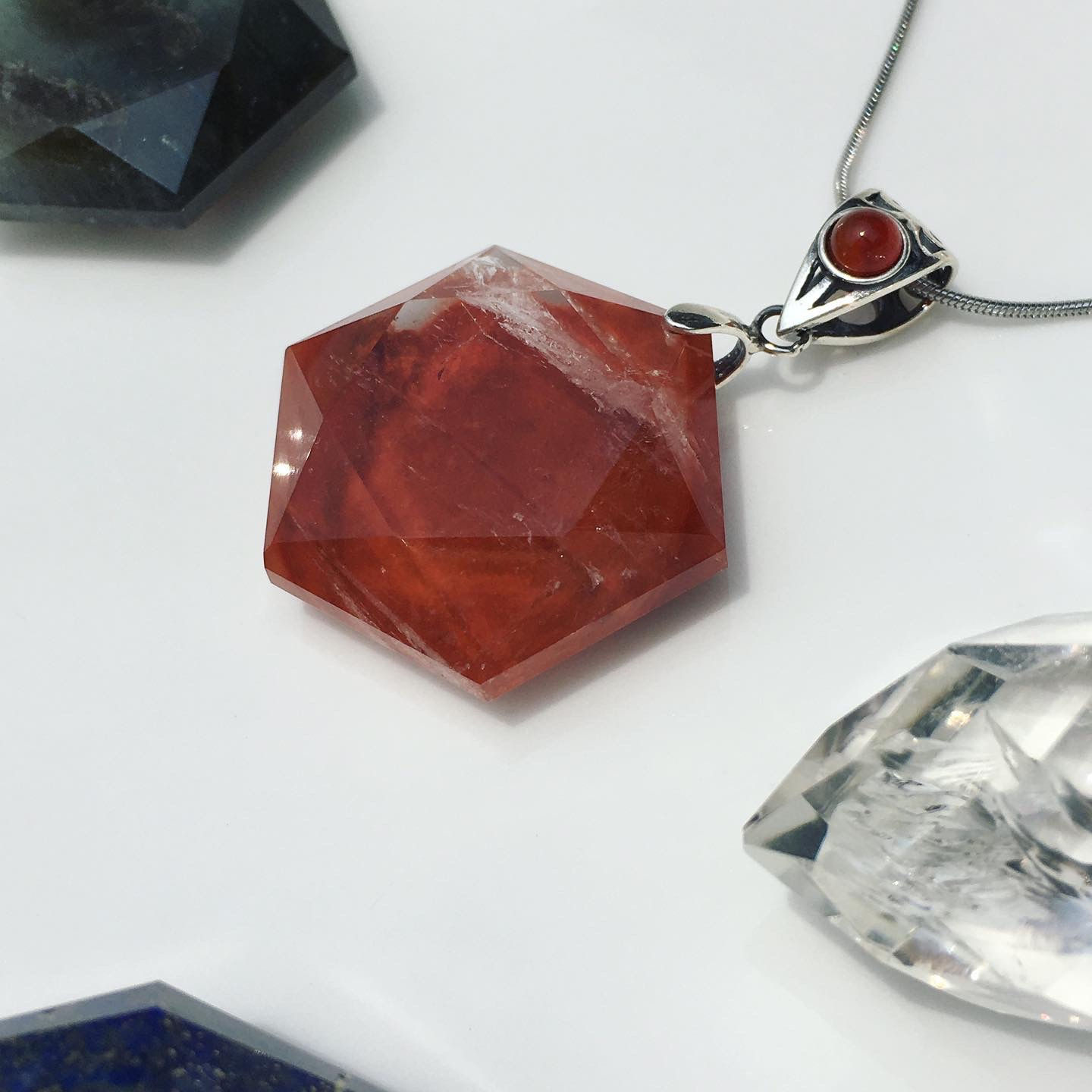 Rutiled Quartz | 紅兔毛水晶 頸鏈 6T31