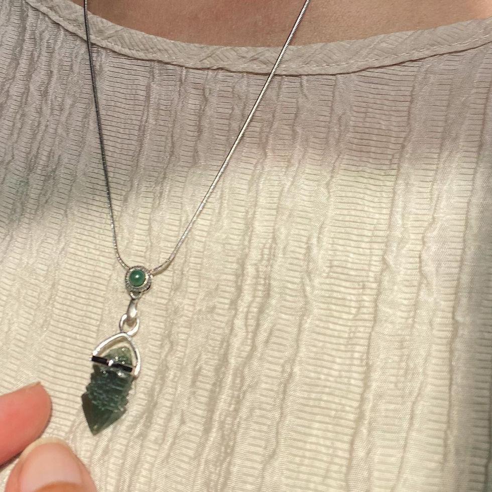 縮圖：Green Quartz Cluster , Inner Mongolia | 內蒙古 綠水晶 鈣鐵輝石 標本 頸鏈 MIN